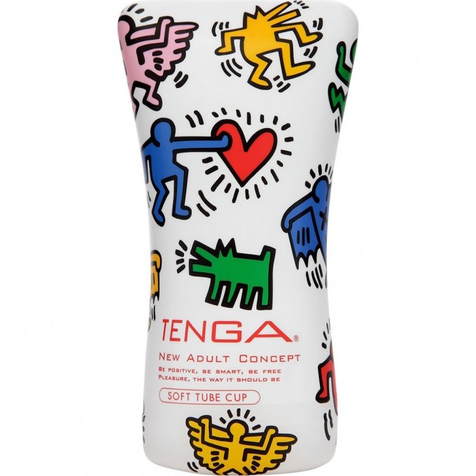 Мастурбатор TENGA&KEITH HARING SOFT TUBE + Подарок KHC-102